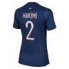 Paris Saint-Germain 2023-24 Hakimi 2 Hjemme - Dame Fotballdrakt